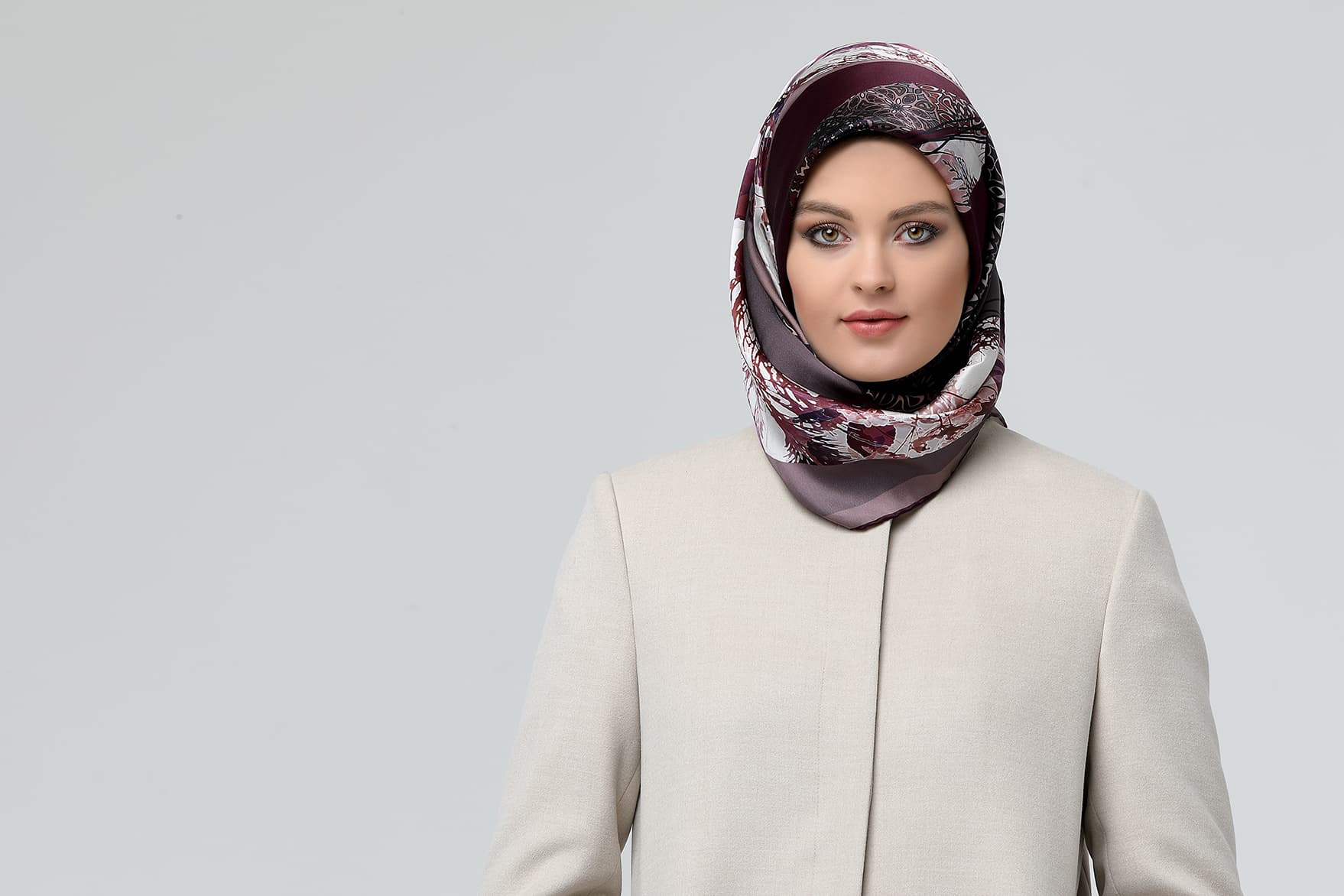 Orkide Tekstil ipek eşarp ve fular kreasyonu — desen arşivinden Nº 06