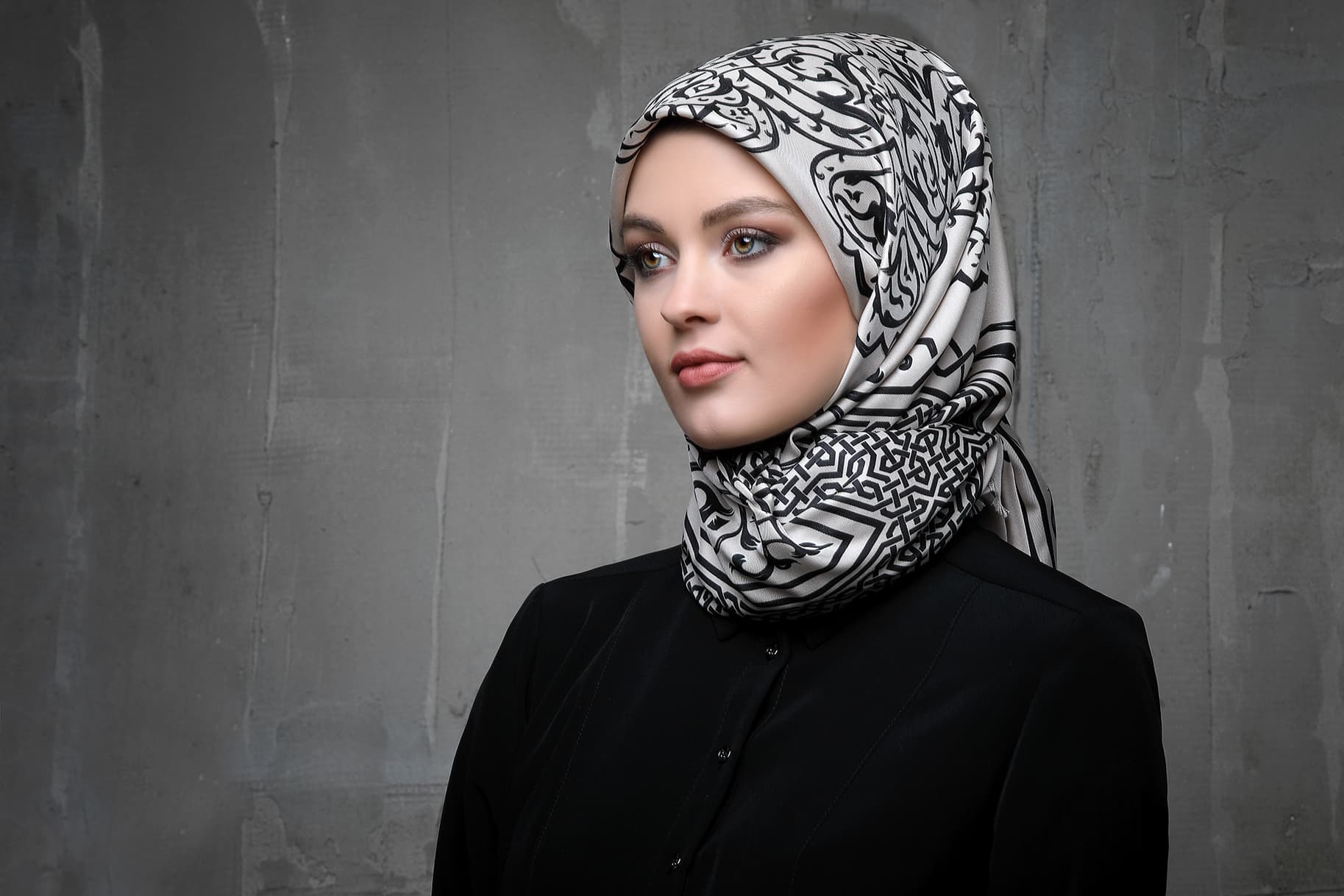 Orkide Tekstil silk scarf and foulard pattern from the design archive — Nº 02
