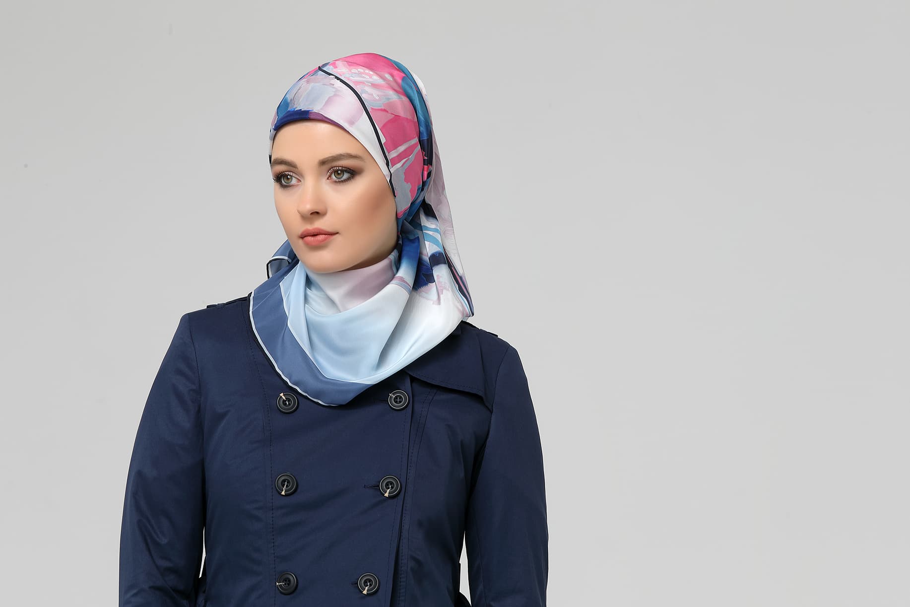 Orkide Tekstil ipek eşarp ve fular kreasyonu — desen arşivinden Nº 05
